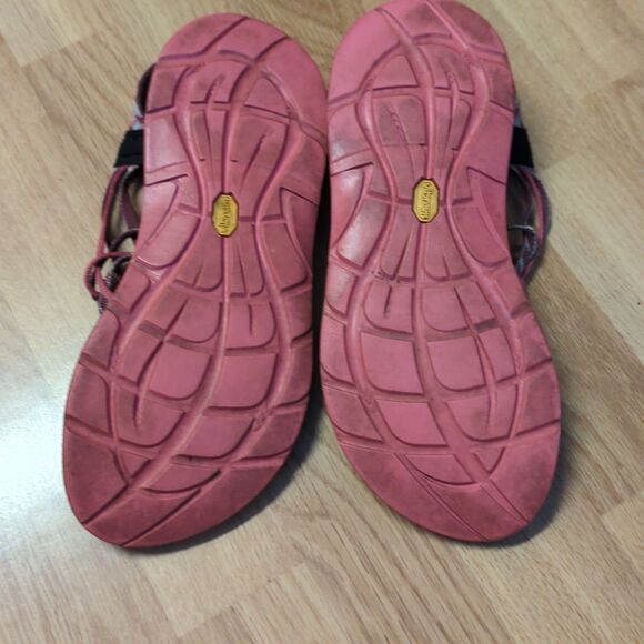 Chaco ZX3 Sandals Womens 10 Pink Strappy Gorpcore Hiking Summer - Picture 6 of 6